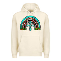 Tofu cross christmas rainbow Premium Hoodie - JahusDesignShop