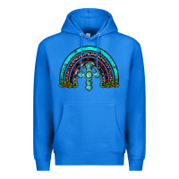 True Royal cross christmas rainbow Premium Hoodie - JahusDesignShop