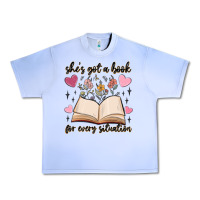 Grape Ice she's got a book for every situation Urban Heavy Tee - MaliasSmallBusiness