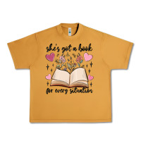 Peanut Butter she's got a book for every situation Urban Heavy Tee - MaliasSmallBusiness