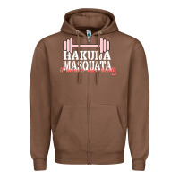 Chestnut Hakuna Masquata It Means Nice Booty Zipper Hoodie - Bettercallsaul