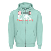 Seafoam Hakuna Masquata It Means Nice Booty Zipper Hoodie - Bettercallsaul