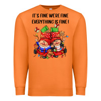 Carrot its fine were fine everything is fine Premium Sweatshirt - CowGirlArtShop