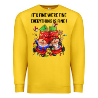 Lemon its fine were fine everything is fine Premium Sweatshirt - CowGirlArtShop