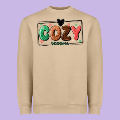 Cozy Season Heavyweight Sweatshirt Designed By Maliassmallbusiness