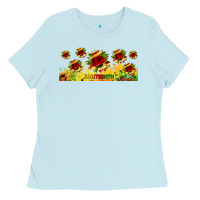 Baby Blue juneteenth sunflowers libbey glass Ladies Tee - HRA Design Shop