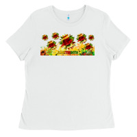 White juneteenth sunflowers libbey glass Ladies Tee - HRA Design Shop