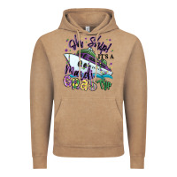 Vintage Coffee oh ship it's a mardi gras trip Vintage Hoodie - MaliasSmallBusiness