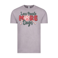 Vintage Zinc less people more dogs Vintage Tee - MaliasSmallBusiness