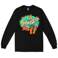 Black dont be a shady beach 2 Long Sleeve Tee - JahusDesignShop