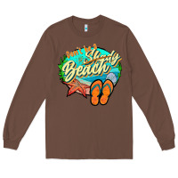 Chestnut dont be a shady beach 2 Long Sleeve Tee - JahusDesignShop