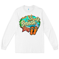 White dont be a shady beach 2 Long Sleeve Tee - JahusDesignShop