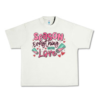 Pistachio season everything with love Urban Heavy Tee - MaliasSmallBusiness