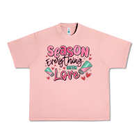 Salmon season everything with love Urban Heavy Tee - MaliasSmallBusiness