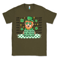 Army Green may the luck of the irish be with you Classic Tee - MaliasSmallBusiness
