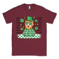 Burgundy may the luck of the irish be with you Classic Tee - MaliasSmallBusiness