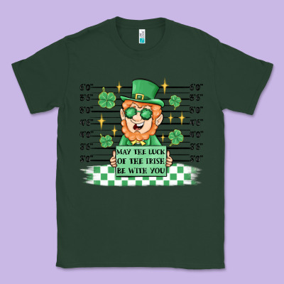 May The Luck Of The Irish Be With You Classic Tee Designed By Maliassmallbusiness