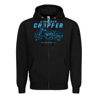 Black American Chopper Zipper Hoodie - Bettercallsaul