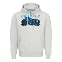 Dove Grey American Chopper Zipper Hoodie - Bettercallsaul