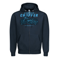 Navy American Chopper Zipper Hoodie - Bettercallsaul