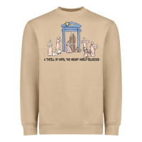 Mushroom a thrill of hope nativity Heavyweight Sweatshirt - MaliasSmallBusiness