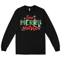 Black one merry nurse Long Sleeve Tee - MaliasSmallBusiness
