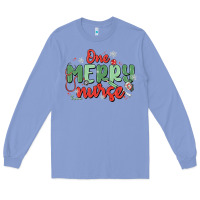 Colony Blue one merry nurse Long Sleeve Tee - MaliasSmallBusiness