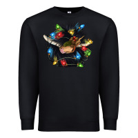 Black christmas black angus gnome Premium Sweatshirt - CowGirlArtShop