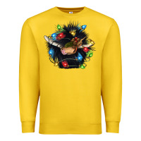 Lemon christmas black angus gnome Premium Sweatshirt - CowGirlArtShop