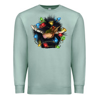 Seafoam christmas black angus gnome Premium Sweatshirt - CowGirlArtShop