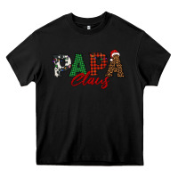Black papa claus Heavy Core Tee - BarkalooDesign