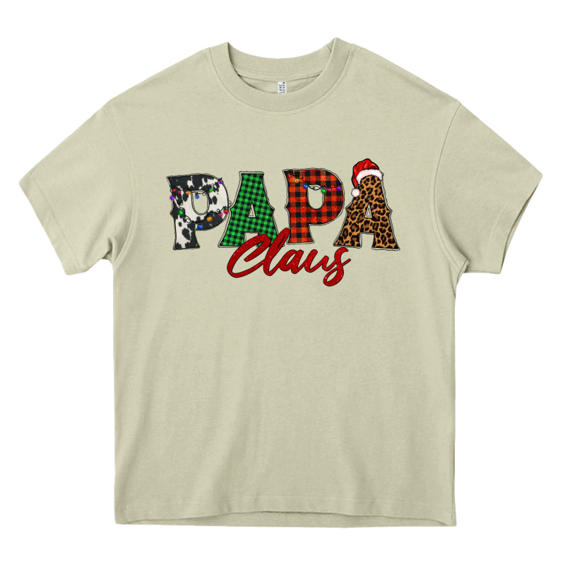 Papa Claus Heavy Core Tee by BarkalooDesign | Teevron