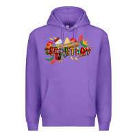 Purple cinco de mayo secretary Premium Hoodie - CowGirlArtShop