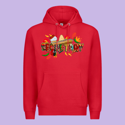Cinco De Mayo Secretary Premium Hoodie Designed By Cowgirlartshop