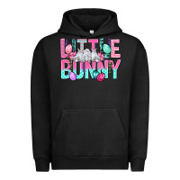 Pigment Black Little Bunny Easter Urban Hoodie - BundleAndBundleShop