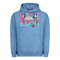 Pigment Pebble Blue Little Bunny Easter Urban Hoodie - BundleAndBundleShop