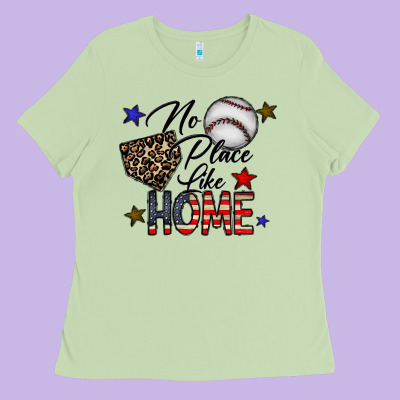 No Place Like Home Ladies Tee Designed By Cowhidedigitalart