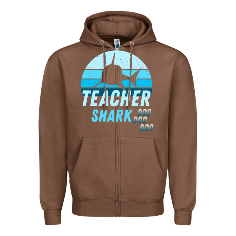Teacher Shark Doo Zipper Hoodie by Bettercallsaul | Teevron
