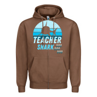 Chestnut Teacher Shark Doo Zipper Hoodie - Bettercallsaul