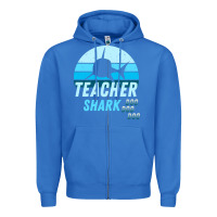 True Royal Teacher Shark Doo Zipper Hoodie - Bettercallsaul