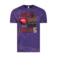 Cloud Purple girls just wanna have funds Vintage Tee - JahusDesignShop