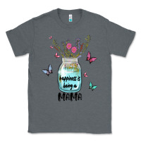 Charcoal Heather mama preview costom name Classic Tee - MaliasSmallBusiness