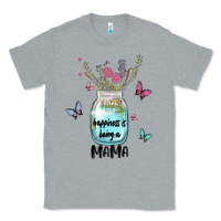 Heather Grey mama preview costom name Classic Tee - MaliasSmallBusiness