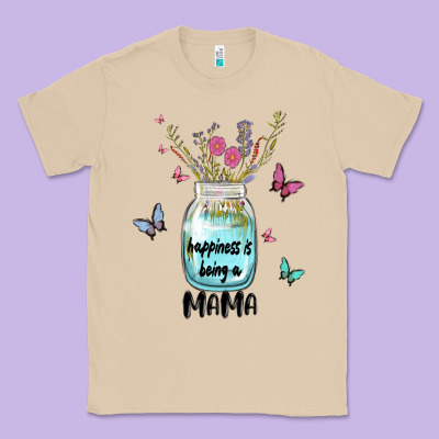 Mama Preview Costom Name Classic Tee Designed By Maliassmallbusiness