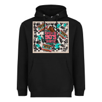 Black raised 90's country Heavyweight Hoodie - TumblerDesignByShophia
