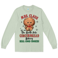 Matcha mrs claus the north pole gingerbread bakery real g Long Sleeve Tee - MaliasSmallBusiness