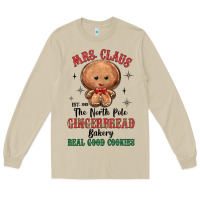 Mushroom mrs claus the north pole gingerbread bakery real g Long Sleeve Tee - MaliasSmallBusiness