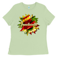 Matcha juneteenth sunflower black lives matter Ladies Tee - HRA Design Shop