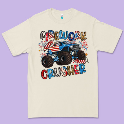 Firework Crusher Premium Tee Designed By Artiststas