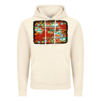 Vintage Artic christmas serape sunflower background Vintage Hoodie - Jasminsmagicworld